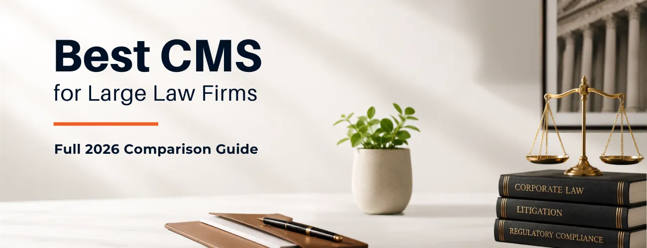 Best CMS for Large Law Firms: Full 2026 Comparison Guide